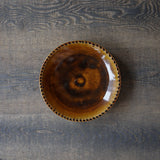 ●22-TS42 あめ釉 ソーサー6寸皿 C