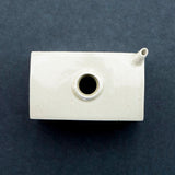 Toubou Makiya Sake Vessel Cube White