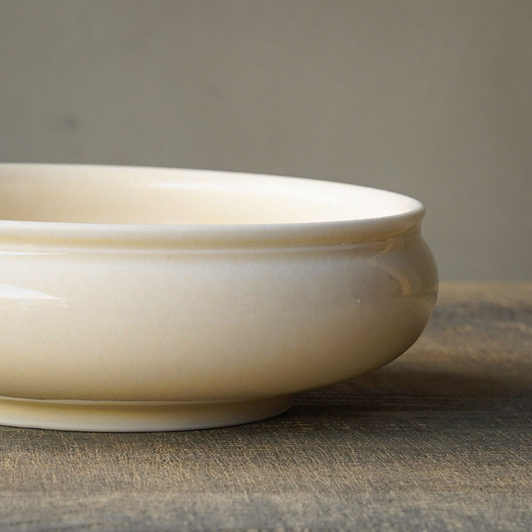 Yuichi Murakami Light beige Celadon Namasu Plate