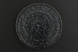 矢野直人 黒釉皿 26cm