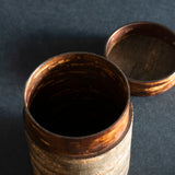 Suzutsu Tea Caddy, Large - Shimofuri-Gawa (Marble)