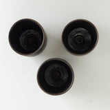 由起子窯 切立 湯呑小 黒唐津