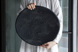 ●21-S12 Fuyou platter 12 Chestnut Black 440*400