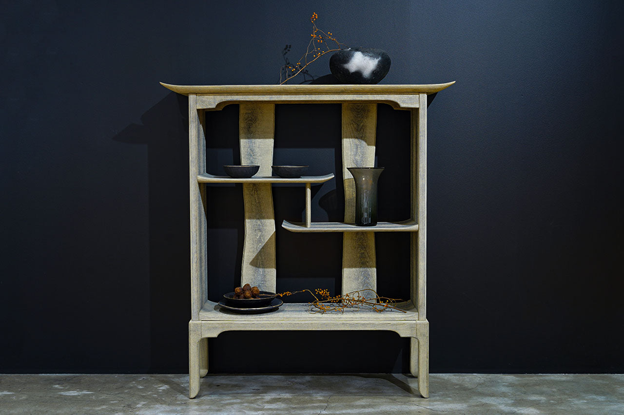 浮様飾棚 違い棚 鼠