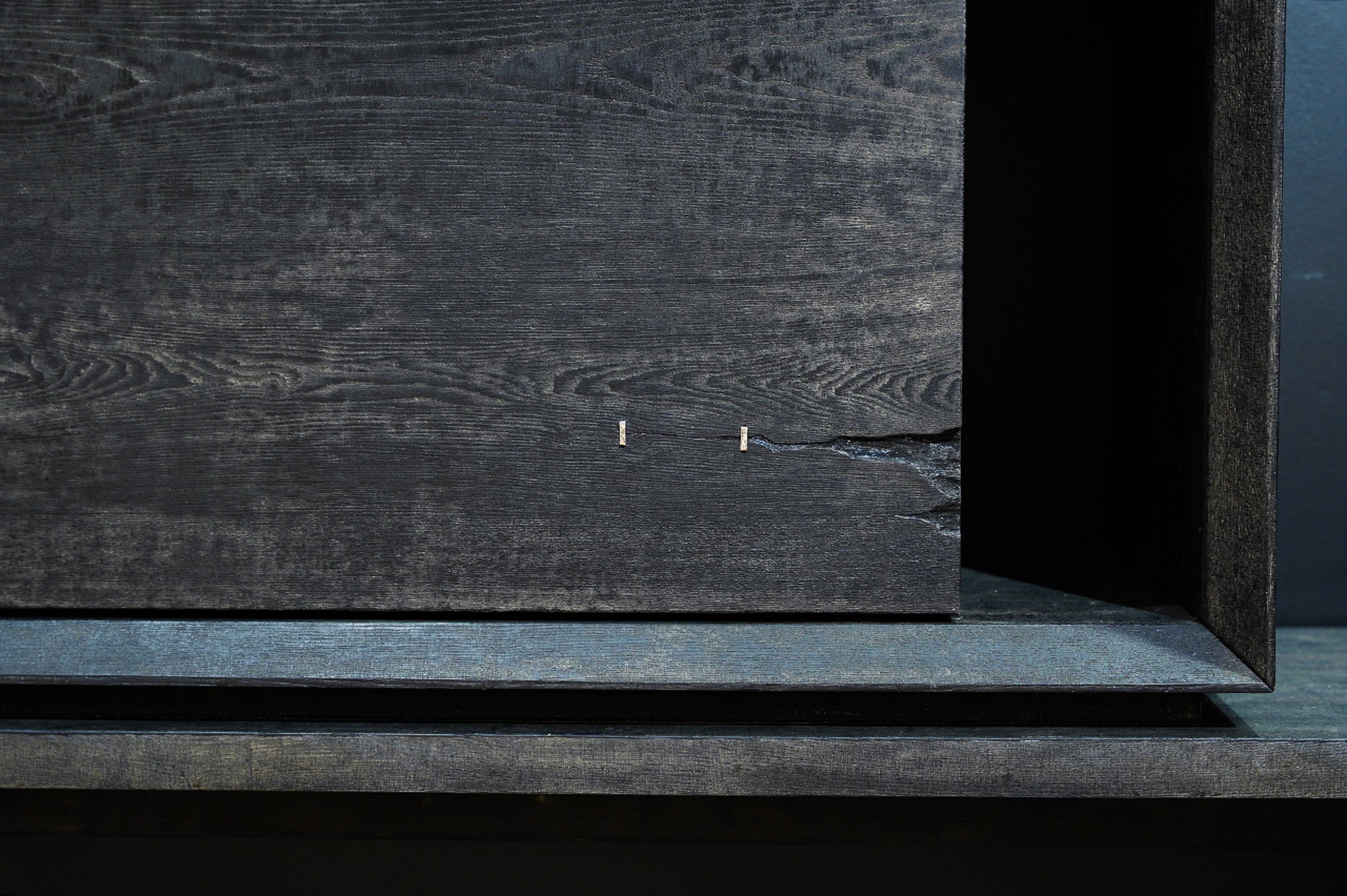 浮様 サイドボード 黒 W1800 D400 H850