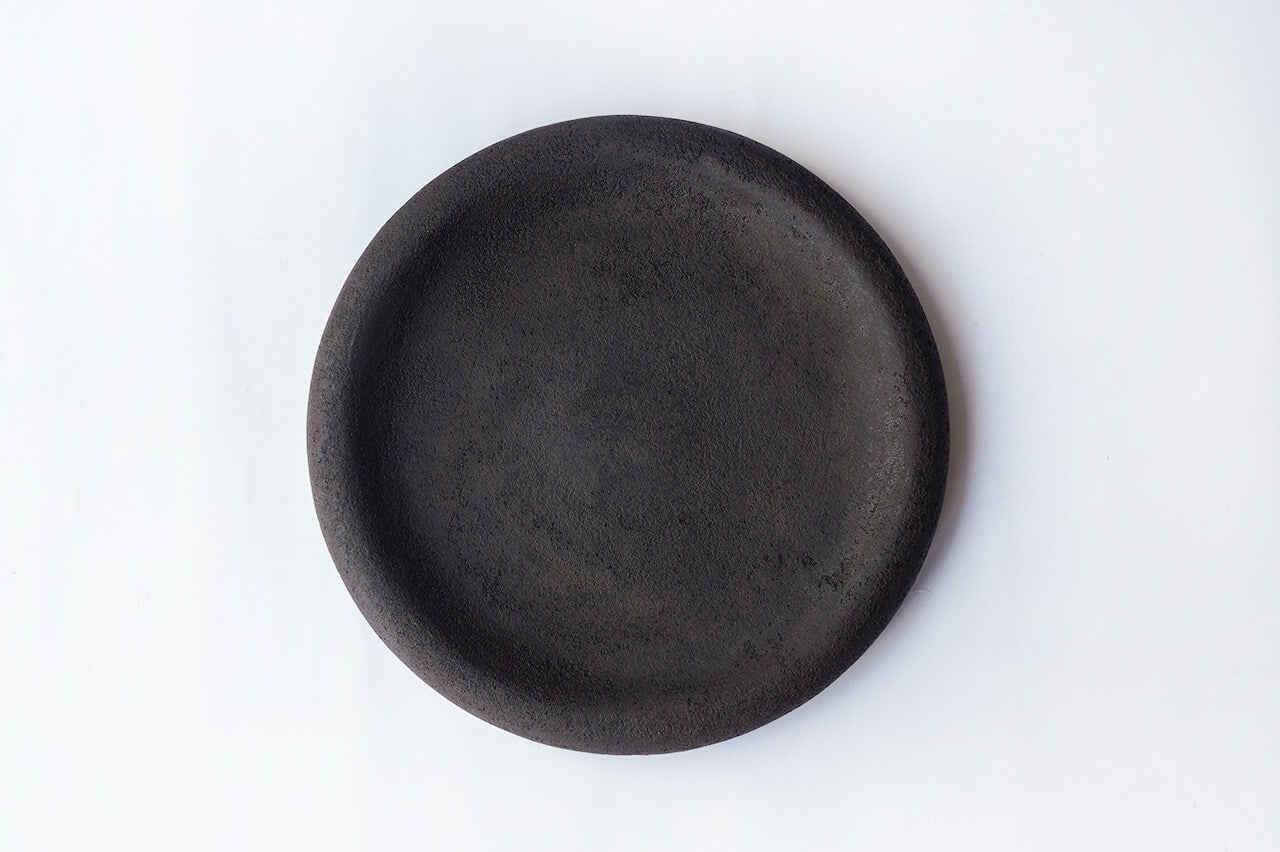 21-k27 Sabi-Urushi 24cm Plate A