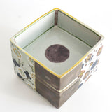 色絵銀彩紅白梅三段重箱