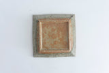 Miyagi Pottery Square Plate M Blue Glaze