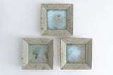 Miyagi Pottery Square Plate M Blue Glaze
