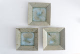 Miyagi Pottery Square Plate L Blue Glaze