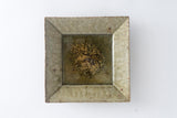 Miyagi Pottery Square Plate L Ash Glaze