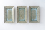 Miyagi Pottery Rectangle Plate Blue Glaze