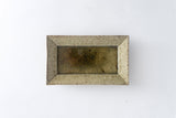 Miyagi Pottery Rectangle Plate Ash Glaze