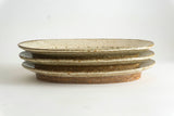 Miyagi Pottery Oval L White Glaze