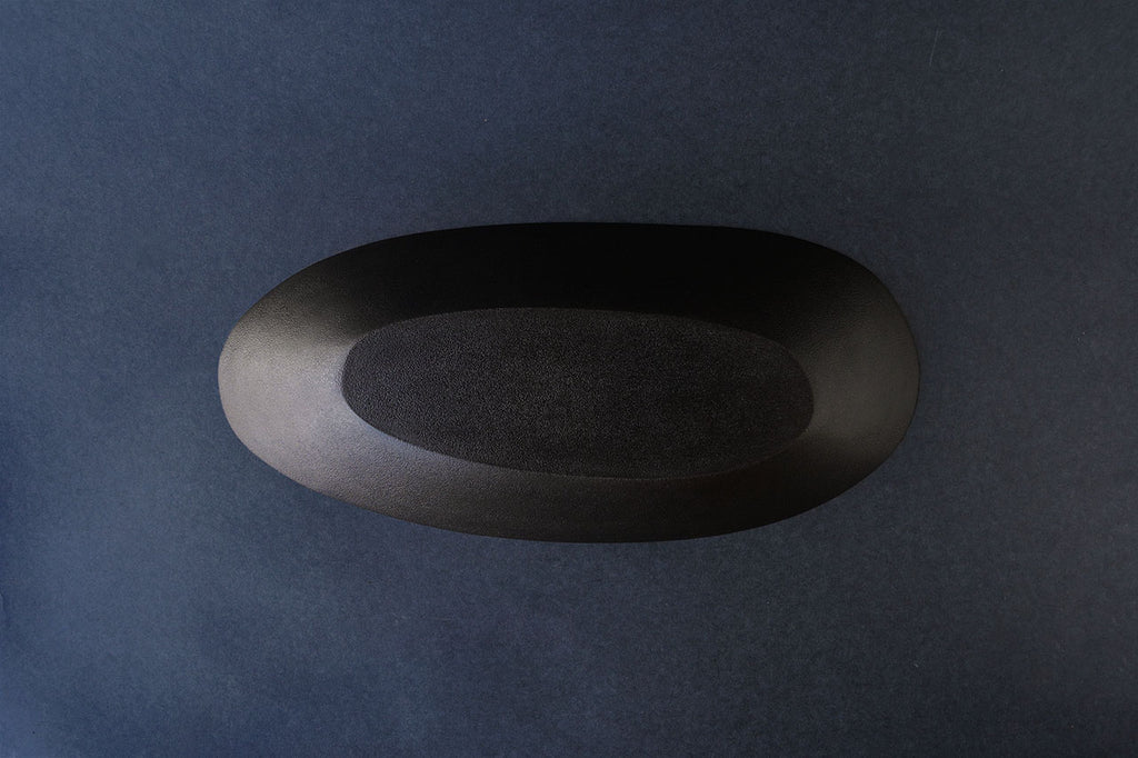 赤木明登 石丸皿 大 B 古銀 – 雨晴/AMAHARE