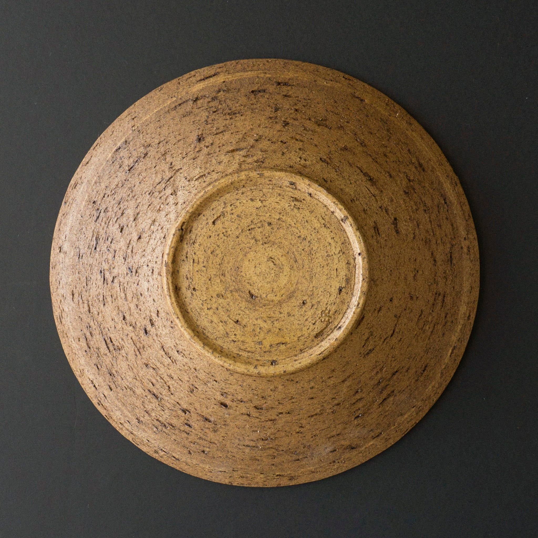 GAKU ceramics âge hirabachi (flat bowl) Φ230