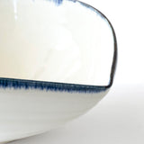 Almond Bowl M Blue Rim