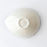 Almond Bowl M Blue Rim