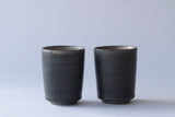 Teacup  Mangan Silver Glaze