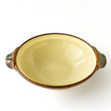 Yamahon Tobo - Earthenware Pot with Amber Glaze