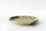 ●22-TO30 Shingo / Overglaze red enamel plate