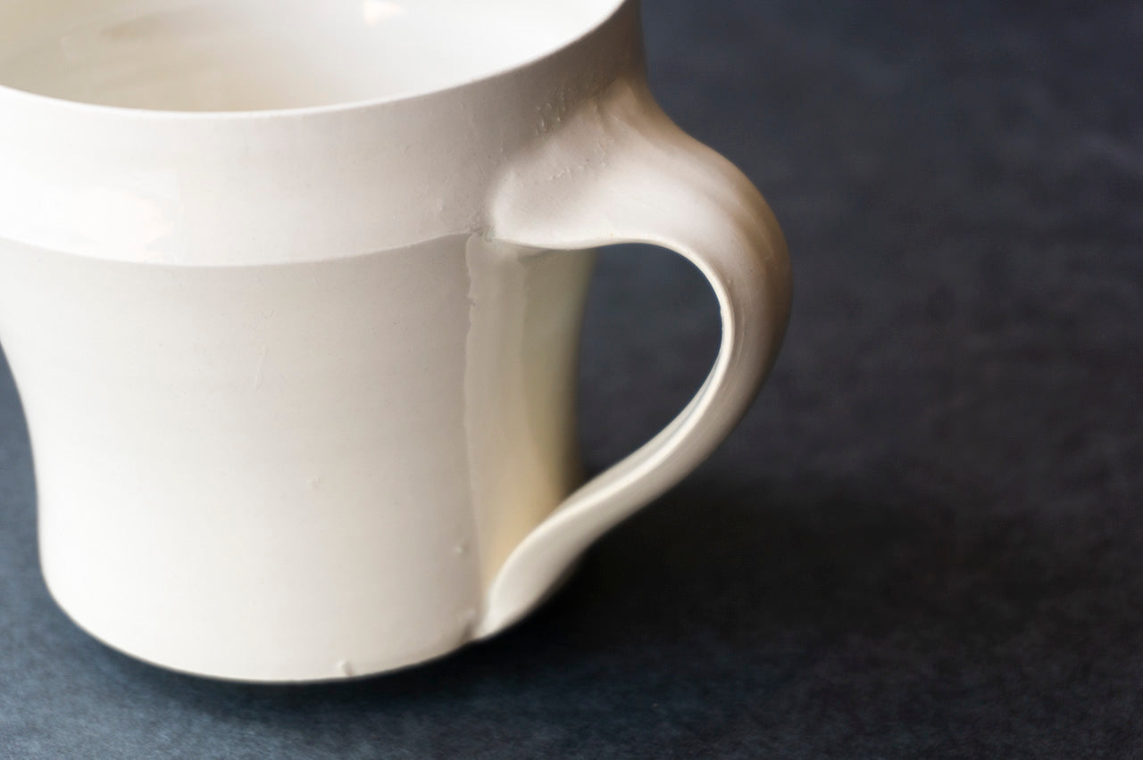 Hanako Nakazato Bamboo Mug (White)