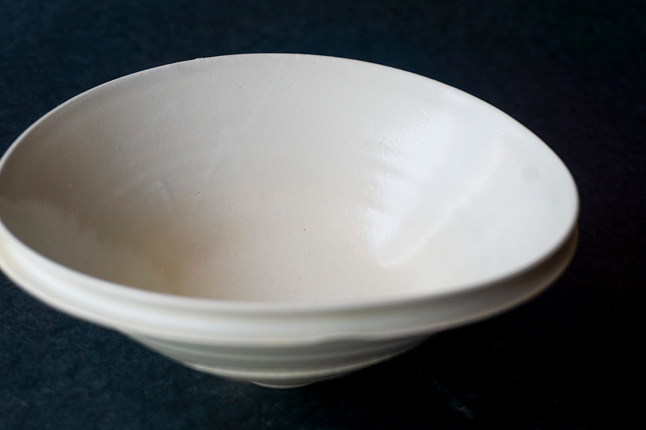 Double Lip Bowl L White