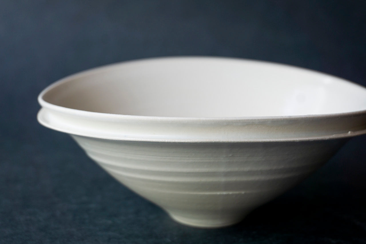Double Lip Bowl L White