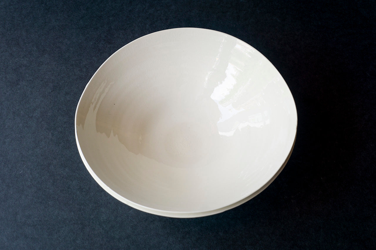 Double Lip Bowl L White