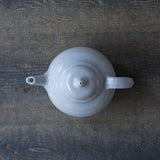 ●22-TS22 白釉 後手ポット