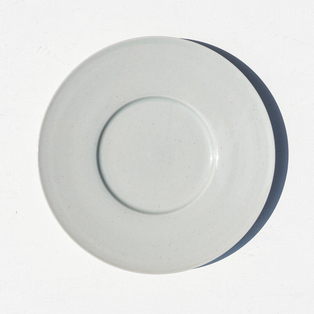Miyuki Koizumi 21cm Wide Rim Plate Green