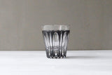 Black kaleidoscope pattern Rock glass