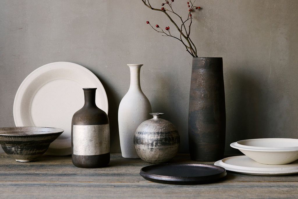 船串篤司 　花器　徳利　うつわ　ジェルバゾーニ 船串篤司 × 雨晴/AMAHARE「ハレやかな日」