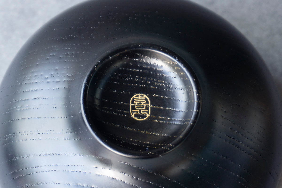 ◇喜八工房 欅 百合型椀 ペアセット – 雨晴/AMAHARE