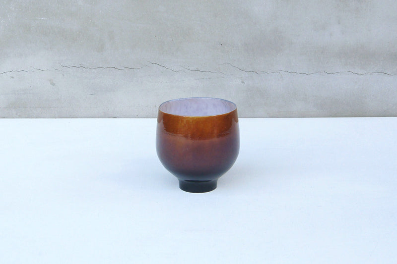 ◆fresco - 1.9m Choko (sake cup), Brown (Gift Set of 2)