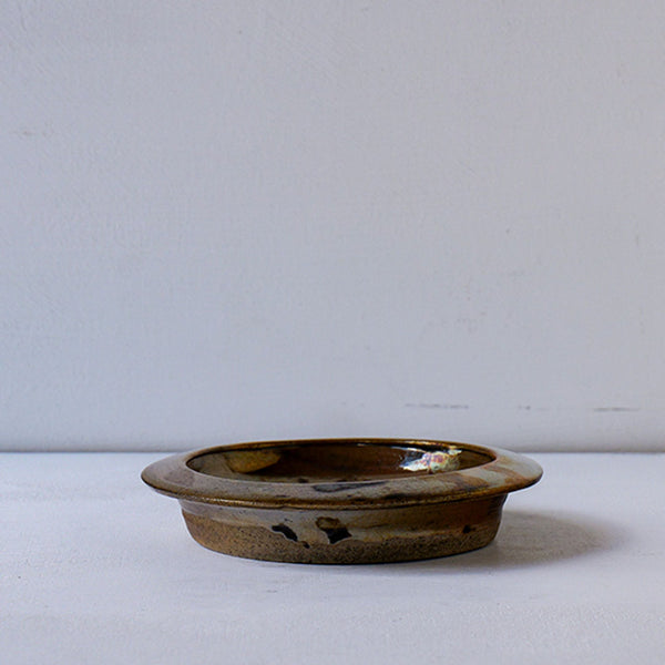 ●25-YT100 Yohen Black Karatsu Plate