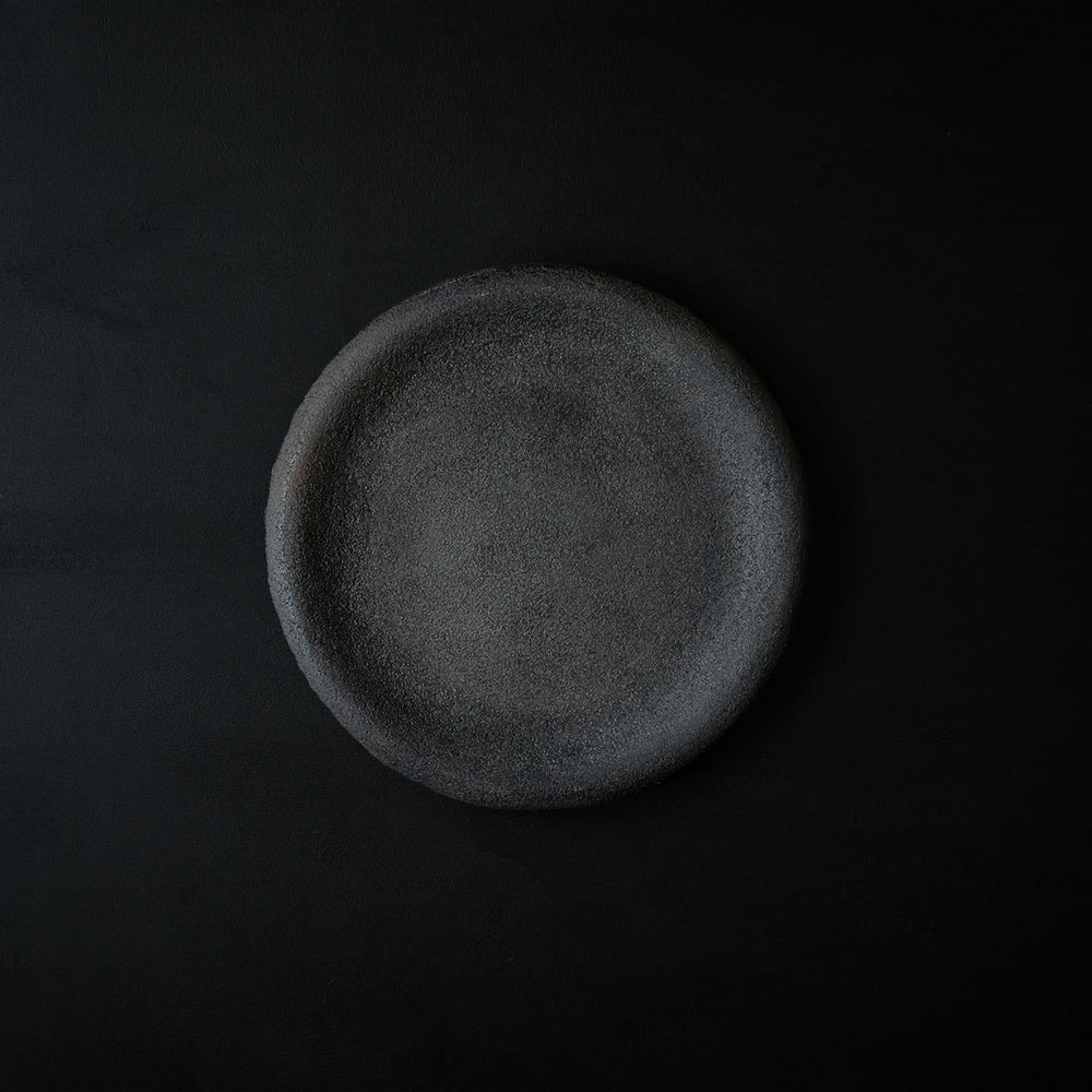 ○25-KF 錆漆 7寸プレート 黒 – 雨晴/AMAHARE