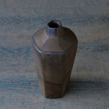 ●24-MS 12 Michikazu Sakai - Manganese Glaze Flower Vase