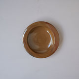 ●25-YT125 Yohen Black Karatsu Plate