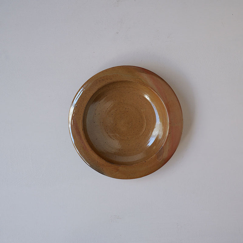 ●25-YT125 Yohen Black Karatsu Plate