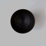 ●25-YT136 Black Karatsu Matcha Bowl