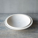 ●船串篤司 round plate 21cm チタン釉