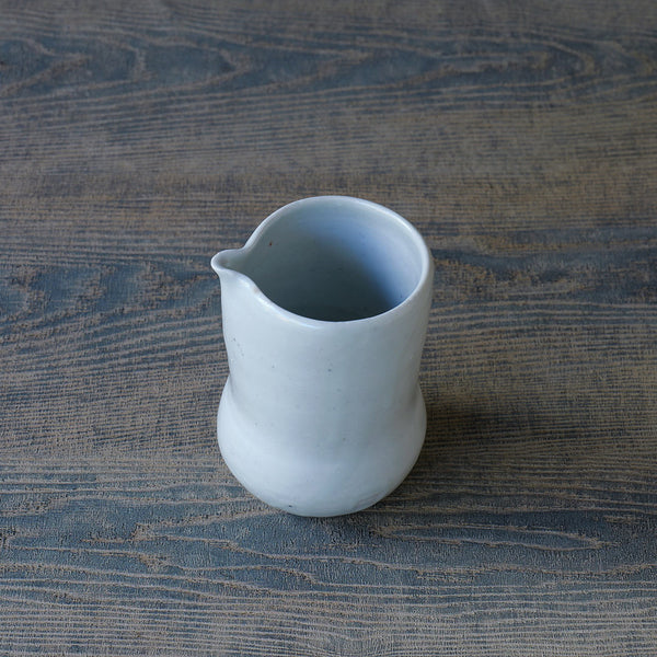 ●24-TS 16 Tomoko Sakai - White Porcelain Tea Pitcher