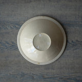 ●船串篤司 round plate 21cm 灰