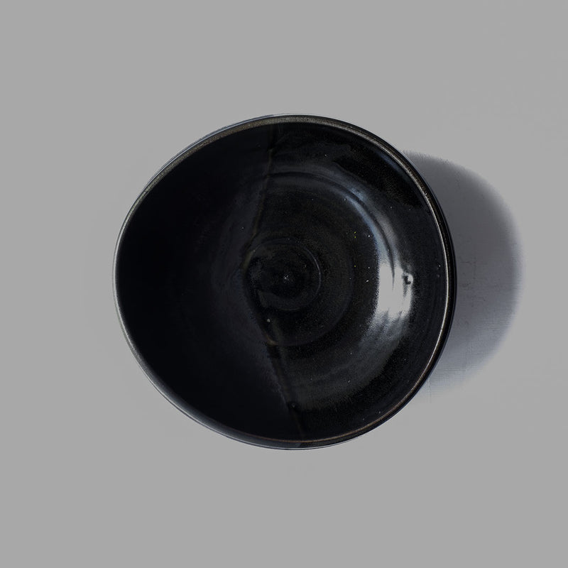 ●25-YT19 Yohen Black Karatsu Bowl