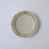 23-19 Shingo Oka Green Glaze 18cm Plate