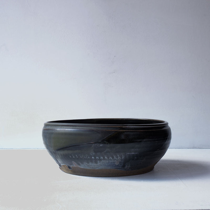 ●25-YT19 Yohen Black Karatsu Bowl