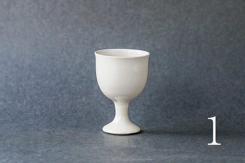 Hanako Nakazato Wine Goblet (White/C)