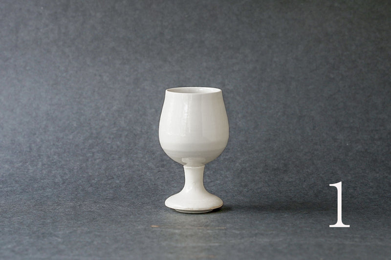 Hanako Nakazato Wine Goblet (White/A)