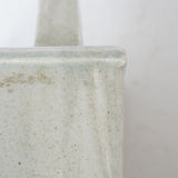 23-2 Shingo Oka White Square Tube Vase with Box